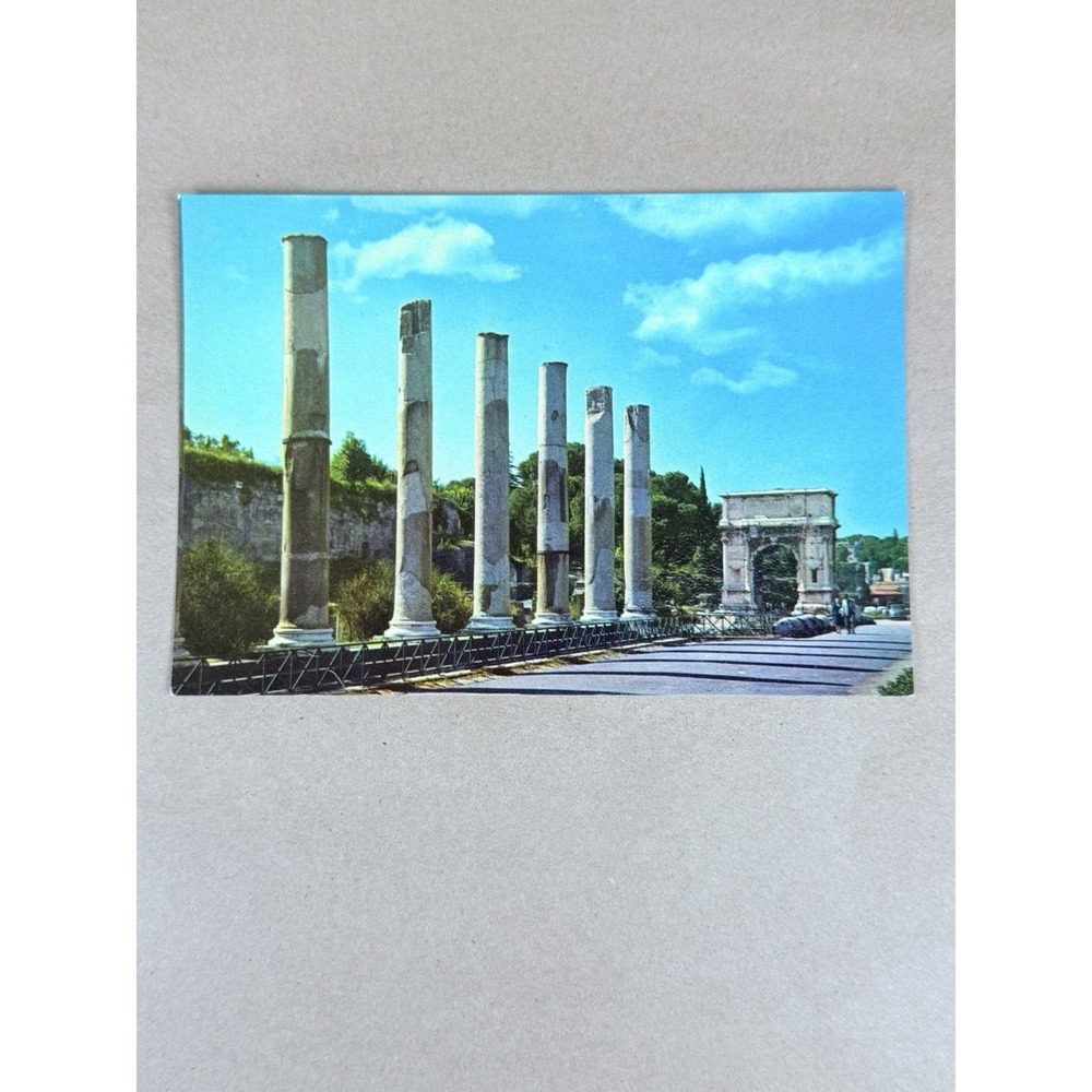 Vintage Rome Italy Arco di Tito Arch of Titus Postcard Fotorapidacolor Terni